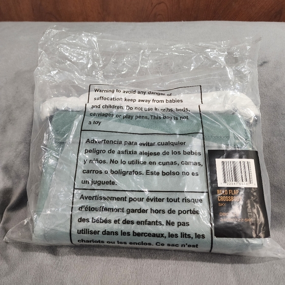 NWT FRYE REED FLAP CROSSBODY SKY COLOR - Picture 3 of 5